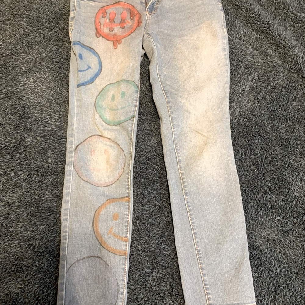 Custom painted Faded Glory Jeans